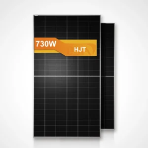 730W HJT Bifacial Double Glass Solar Panel